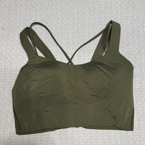 Lululemon Olive Energy Sports Bra